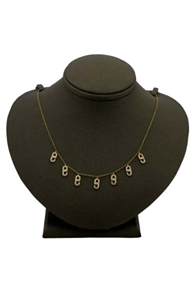 Gold Dropping necklace with shiny pendants - 2.68 grams, 18 karat