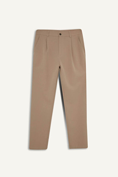 DeFacto Ανδρικό παντελόνι με ίσια πόδια με πλισέ τσέπες F7140AX/BG315