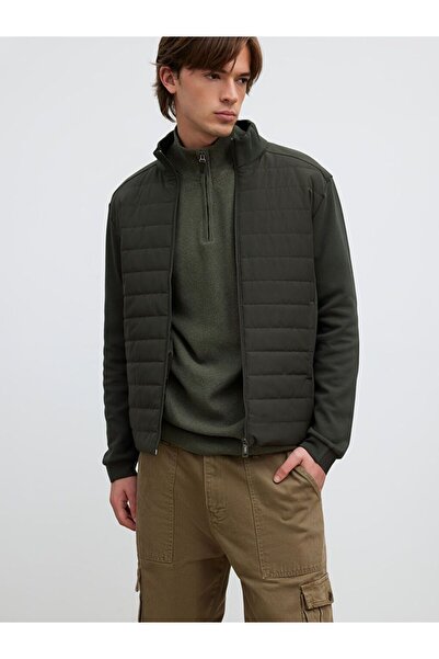 LC Waikiki LCW Vision Standard Mold Stand Collar Men's Coat