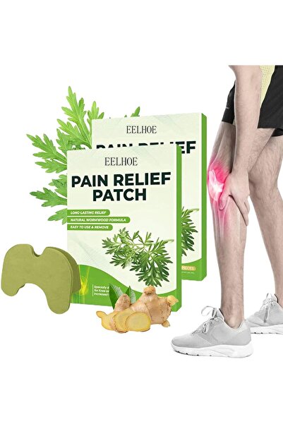 EELHOE Knee Relief Patch, Chinese Herbal Natural Knee Joint Pain Relief Patch Quick Relief Pains (20 Units)