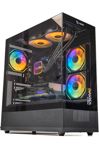 AQIRYS Carcasa Antlia ARGB Middle Tower ATX/mATX/mITX Tempered Glass Black