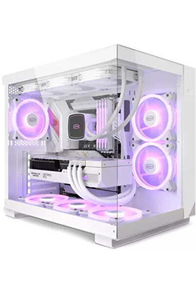 PCCOOLER Carcasă C3 T500 ARGB WH Middle Tower Fara sursa Alb