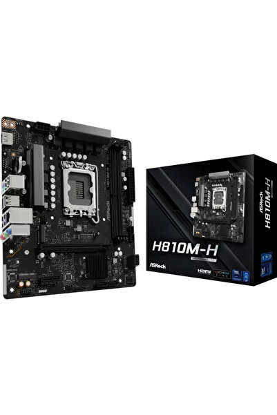 ASROCK H810M-H LGA1851 2xDDR5 128GB Micro-ATX motherboard