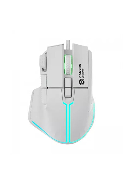 CANYON Mouse optic Fortnax GM-636 RGB LED USB alb