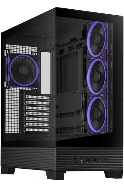ASUS Carcasă A31 PLUS TG ARGB din sticlă temperată, tip turn mediu (negru)