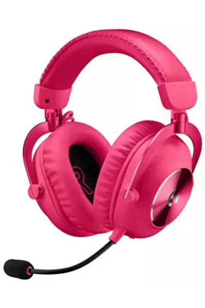 logitech Casti Gaming PRO X 2 Lightspeed Wireless Magenta 981-001275