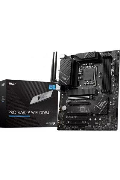 MSI Placa de baza PRO B760-P WIFI DDR4 Intel B760 LGA 1700 ATX