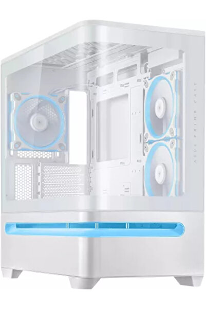 ASUS Prime AP202 ARGB white mini-tower computer case