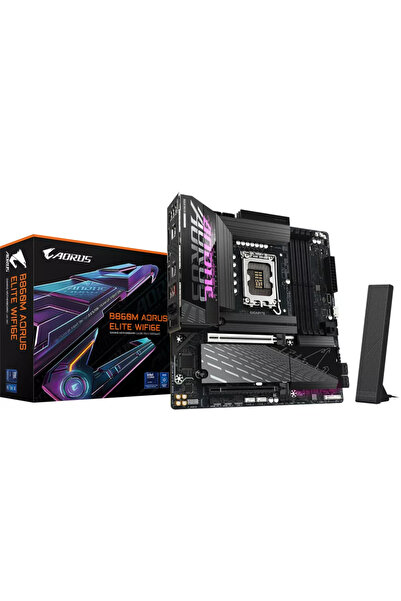 Gigabyte Placa de baza B860M A ELITE WIFI6E DDR5 micro ATX socket LGA1851