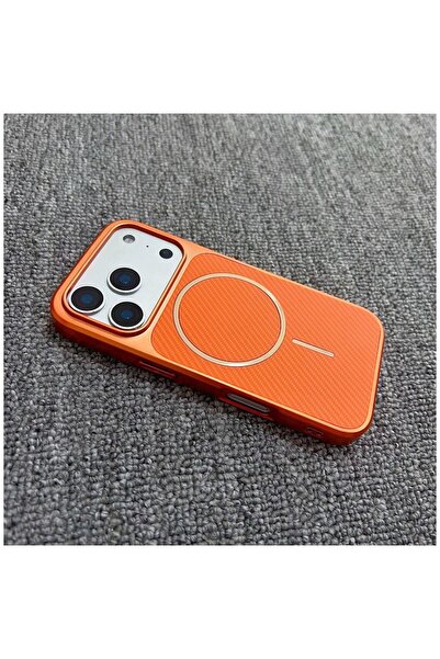 Zebana Apple iPhone 17 Pro Max Uyumlu Kılıf Vionix M-Safe Silikon Kılıf Siyah