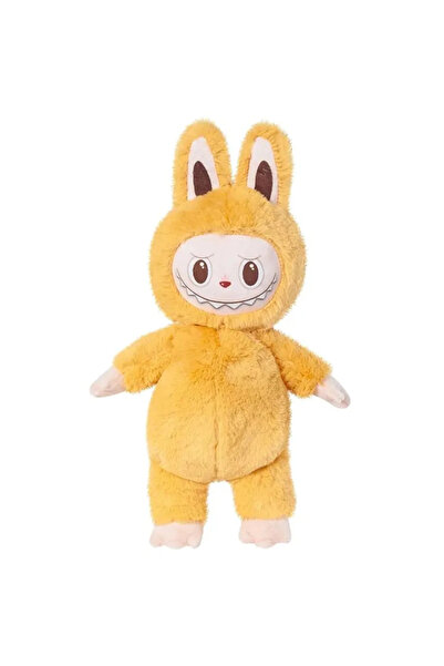 ABYZ Плюшена играчка тип Лабубу Сладко чудовище Размер 30 см Цвят Жълт