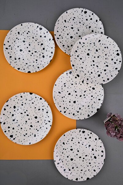 tabakevi Tabak Evi Porcelain Sidereal Pie Plate 19.50cm Sd1 6 Persons 6 Pieces