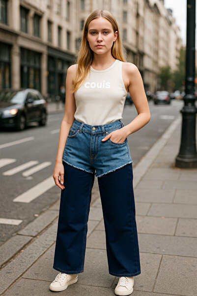 couis Women's High Waist Loose Wide Leg Palazzo