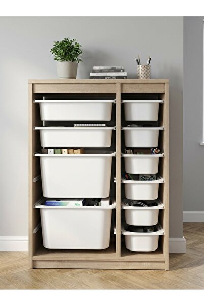 Pratico Cosmo XS 10 Sepetli Çok Amaçlı Ofis Dolabı Beyaz