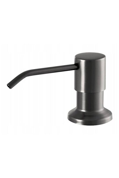 LAVRE Kitchen recessed soap dispenser, round head, Finisaj Metal, 350 ml, mod...