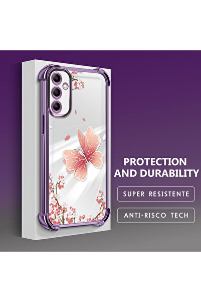 Hontinga حافظة هاتف شفافة من السيليكون الناعم متوافقة مع هاتف سامسونج جالاكسي...