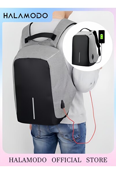 HALAMODO Laptop Backpack Large Capacity Business Bag Travel Anti-Theft Laptop...