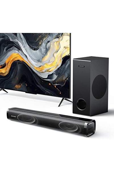 Generic MEVOSTO 2.1CH Soundbar with Subwoofer 120W (HD-ARC/Optical/USB/AUX/Bluetooth)