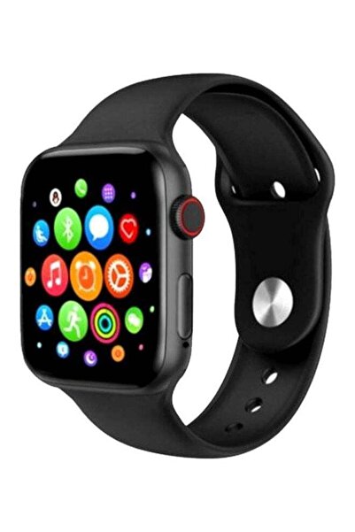 Generic ساعة ذكية مقاومة للماء بسعة 300 مللي أمبير مع حزام بديل أسود