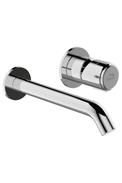 Laveo BAO 022P Robinet pentru chiuvetă de baie încorporat, crom, cu un singur mâner, E-BOX