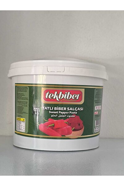 tekbiber TATLI BİBER SALÇASI 5000 gr