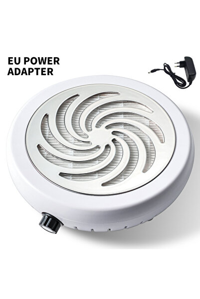 choice2 MJXCQL103-Silver-EU Powerful 4500rpm Nail Vacuum Cleaner Professional Nail Polishing Vacuum Cleaner