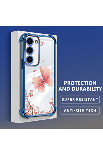 Hontinga حافظة هاتف شفافة من السيليكون الناعم متوافقة مع هاتف سامسونج جالاكسي...