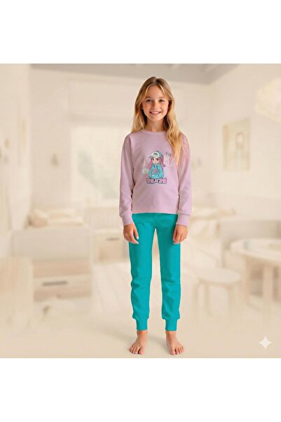 Little Pumpkin Set de pijamale pentru fete de tranziție cu ilustrații