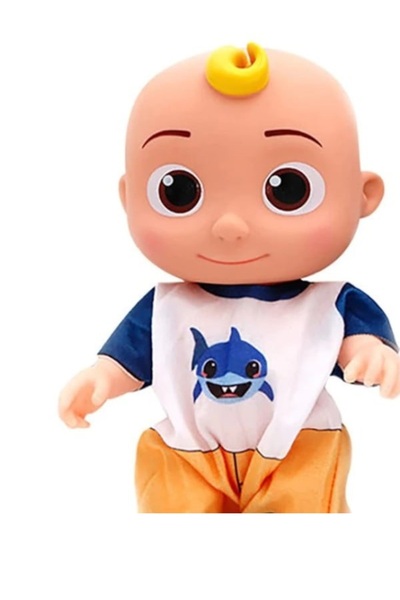 TOYİKİ Jucarie interactiva bebelus Coco JJ, pllange, rade, rosteste mama si tata, 17 cm