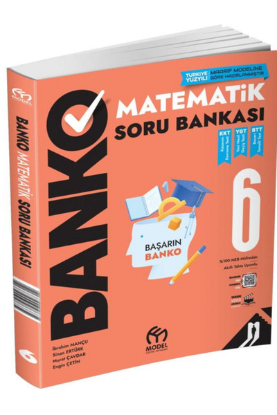 Günay Yayınları MODEL YAYINLARI 6. SINIF BANKO MATEMATİK MAARİF MODEL SORU BA...