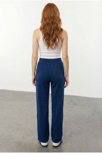 LEY COLLECTİON Women's Modal Sweatpants Elastic Waist Modal Bottom Sweatpants with Pockets