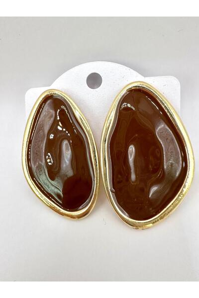 Mua Bijoux Çelik Popüler Kahverengi Küpe