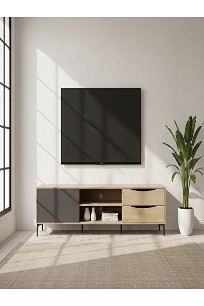 BEC33 Wide TV table - 180 cm - Modern design