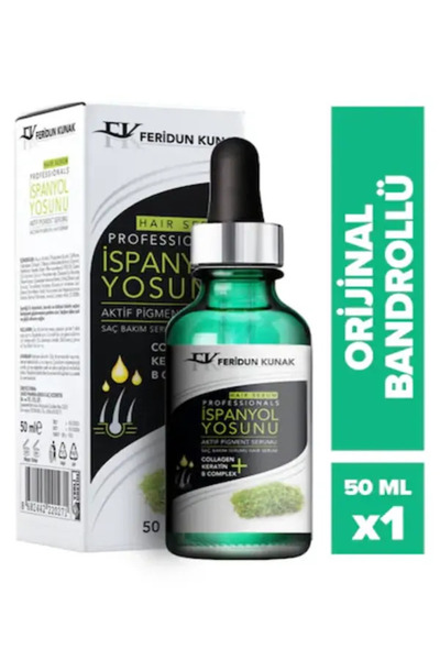 Genel Markalar Ukko Pharma Feridun Konak İspanyol Yosunu Collagen Keratin B C...