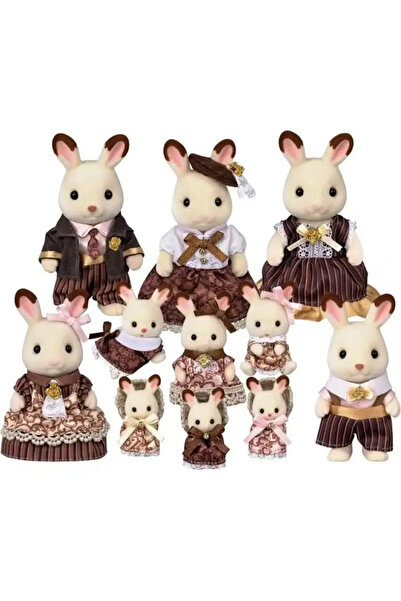 SYLVANIAN FAMILIES Çikolata Tavşan Ailesi Yıldönümü Seti 5848