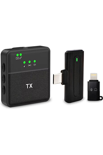 OEM Microfon Lavalier Wireless, Microfon de Rever Profesional Plug & Play 2.4GHz