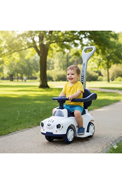 My modern game Car, toy, ride-on push toy with push handle for parents, with ...