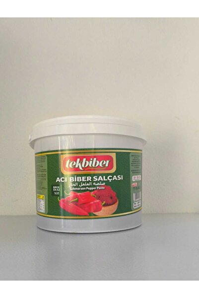 tekbiber ACI BİBER SALÇASI 5000 gr