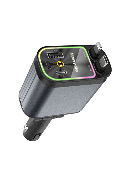 Epilons 4’ü 1 Arada Çift Usb Bağlantı Çakmaklık, Type-c Hızlı Şarjlı 66w,geri...