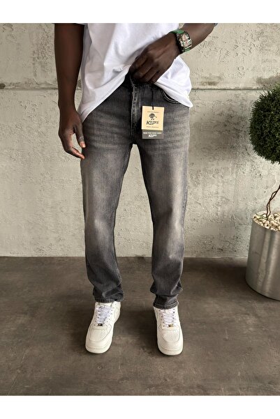 KağanKY Smoked Washed Stretch Fabric Regular Fit Jean