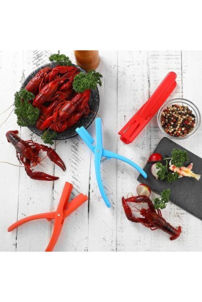 Arabest 3 قطع من مقشر جراد البحر، أداة لفتح قشر جراد البحر، كماشة فتح الظهر، أداة جديدة لتقشير الروبيان