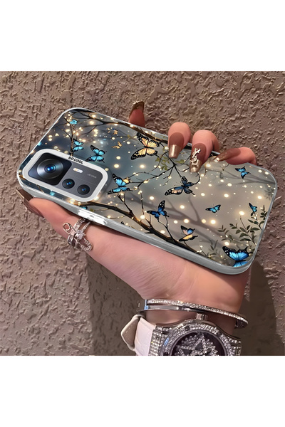 Hontinga حافظة هاتف متوافقة مع هاتف Xiaomi Mi 12T، حافظة جميلة على شكل فراشة ...