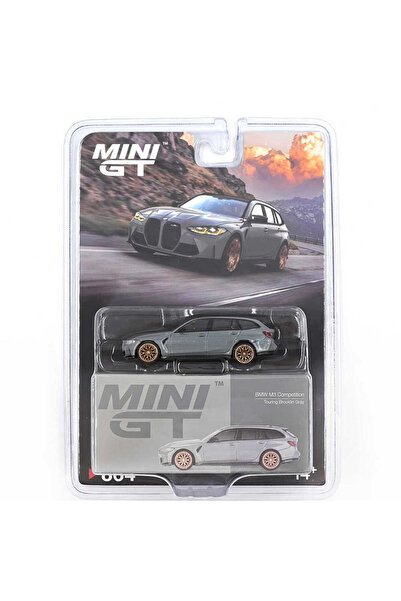 mini gt BMW M3 Competition Touring Brooklyn Grey Blister Kutulu 1:64 Diecast