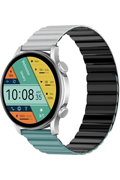 Generic Kieslect Calling Smartwatch KR Pro Ltd - 1.43" HD AMOLED, IP68, Health Monitoring, Silver
