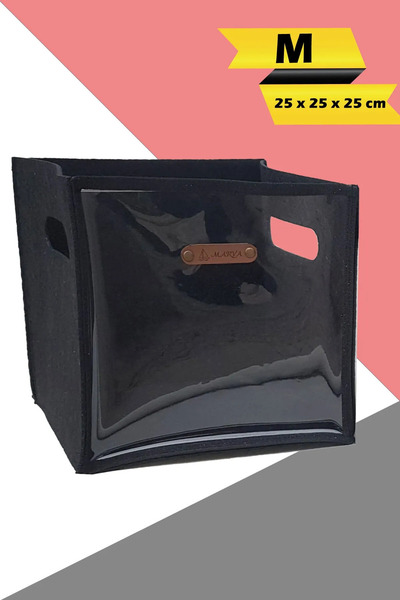 Enba İç ve Dış Ticaret Transparent Felt Storage Box – Front Transparent Organ...