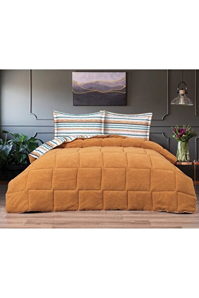 OSO Blanco Sherpa Tek Kişilik Comforter Uyku Seti