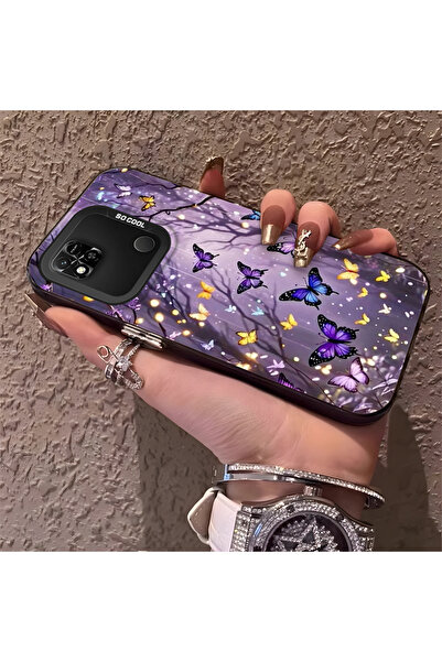 Hontinga حافظة هاتف متوافقة مع هاتف Xiaomi Redmi 10A، حافظة جميلة على شكل فرا...