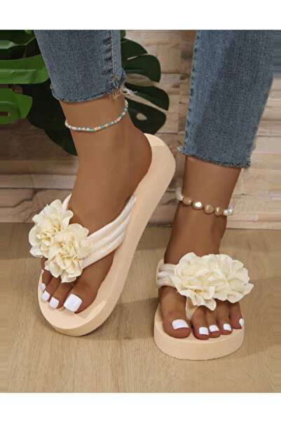 Sheya Șlapi Shein, crem