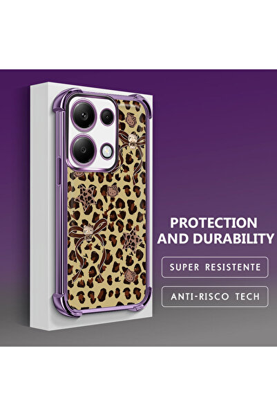 Hontinga جراب هاتف شفاف من السيليكون الناعم متوافق مع هاتف Xiaomi Poco M6 Pro...