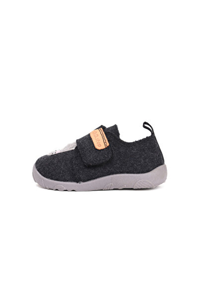 D.D.step Gray Wool Hydrophobic Slippers for Kindergarten Afterschool